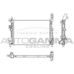 Chladič motora AUTOGAMMA 107522