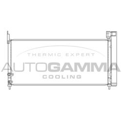 Kondenzátor klimatizácie AUTOGAMMA 107784