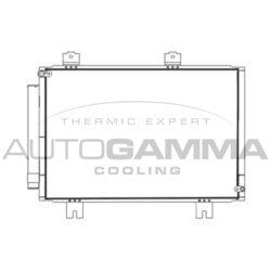 Kondenzátor klimatizácie AUTOGAMMA 107789