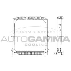 Chladič motora AUTOGAMMA 404066