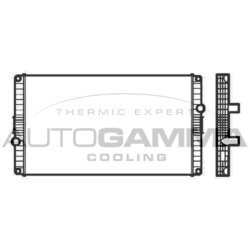 Chladič motora AUTOGAMMA 404994
