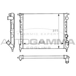 Chladič motora AUTOGAMMA 100868