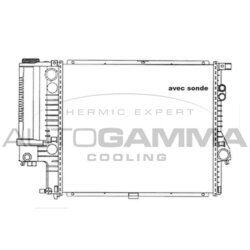 Chladič motora AUTOGAMMA 101361