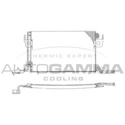 Kondenzátor klimatizácie AUTOGAMMA 101590