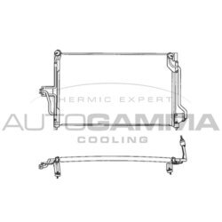 Kondenzátor klimatizácie AUTOGAMMA 101707