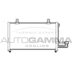 Kondenzátor klimatizácie AUTOGAMMA 102557