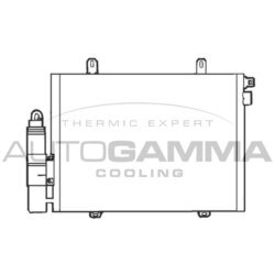 Kondenzátor klimatizácie AUTOGAMMA 102561