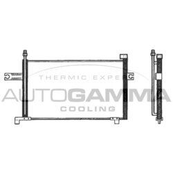 Kondenzátor klimatizácie AUTOGAMMA 102720