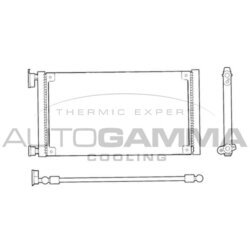 Kondenzátor klimatizácie AUTOGAMMA 103233