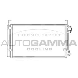 Kondenzátor klimatizácie AUTOGAMMA 103363