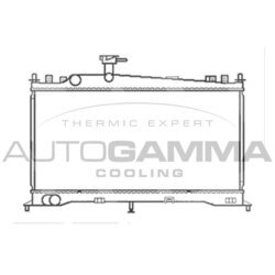Chladič motora AUTOGAMMA 103438