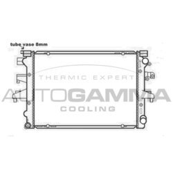Chladič motora AUTOGAMMA 103545