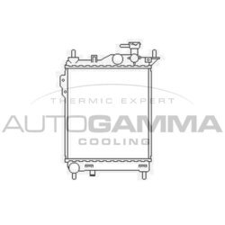 Chladič motora AUTOGAMMA 103667