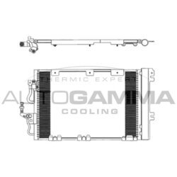 Kondenzátor klimatizácie AUTOGAMMA 103830