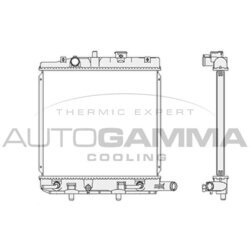 Chladič motora AUTOGAMMA 104677