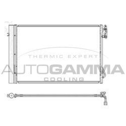 Kondenzátor klimatizácie AUTOGAMMA 104775