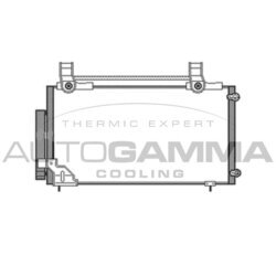 Kondenzátor klimatizácie AUTOGAMMA 105072