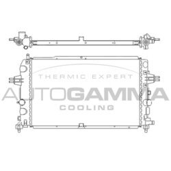 Chladič motora AUTOGAMMA 105175