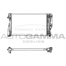 Chladič motora AUTOGAMMA 105405
