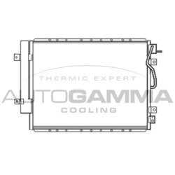 Kondenzátor klimatizácie AUTOGAMMA 105458