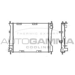 Chladič motora AUTOGAMMA 105468