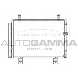 Kondenzátor klimatizácie AUTOGAMMA 105543