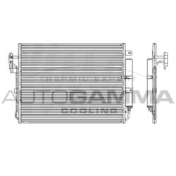 Kondenzátor klimatizácie AUTOGAMMA 105862