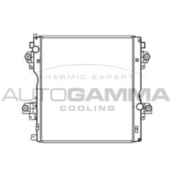 Chladič motora AUTOGAMMA 105877