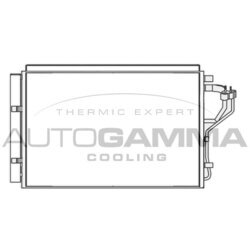 Kondenzátor klimatizácie AUTOGAMMA 105979