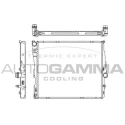 Chladič motora AUTOGAMMA 107008