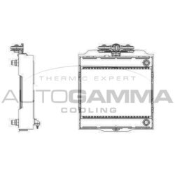 Chladič motora AUTOGAMMA 107010