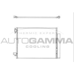 Kondenzátor klimatizácie AUTOGAMMA 107145