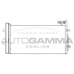 Kondenzátor klimatizácie AUTOGAMMA 107285
