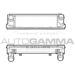 Chladič plniaceho vzduchu AUTOGAMMA 107301