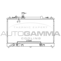 Chladič motora AUTOGAMMA 107476