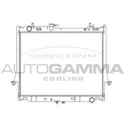 Chladič motora AUTOGAMMA 107716