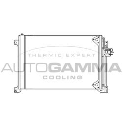 Kondenzátor klimatizácie AUTOGAMMA 304500