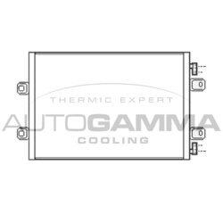 Kondenzátor klimatizácie AUTOGAMMA 304906