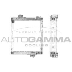 Chladič motora AUTOGAMMA 402690