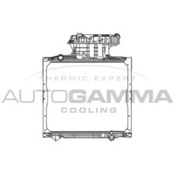 Chladič motora AUTOGAMMA 404938