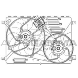 Ventilátor chladenia motora AUTOGAMMA GA200961