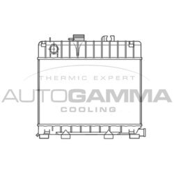 Chladič motora AUTOGAMMA 100112