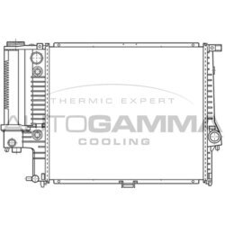 Chladič motora AUTOGAMMA 100126