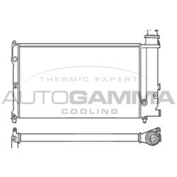 Chladič motora AUTOGAMMA 100163