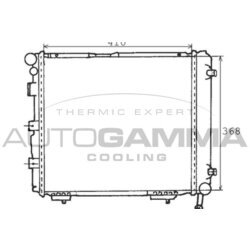 Chladič motora AUTOGAMMA 100519