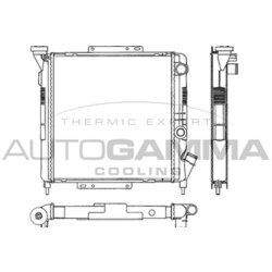 Chladič motora AUTOGAMMA 100831