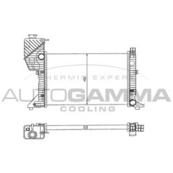 Chladič motora AUTOGAMMA 101322