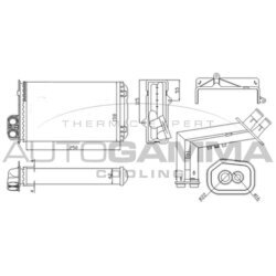 Výmenník tepla vnútorného kúrenia AUTOGAMMA 101973