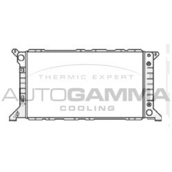Chladič motora AUTOGAMMA 102091