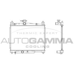 Chladič motora AUTOGAMMA 102378